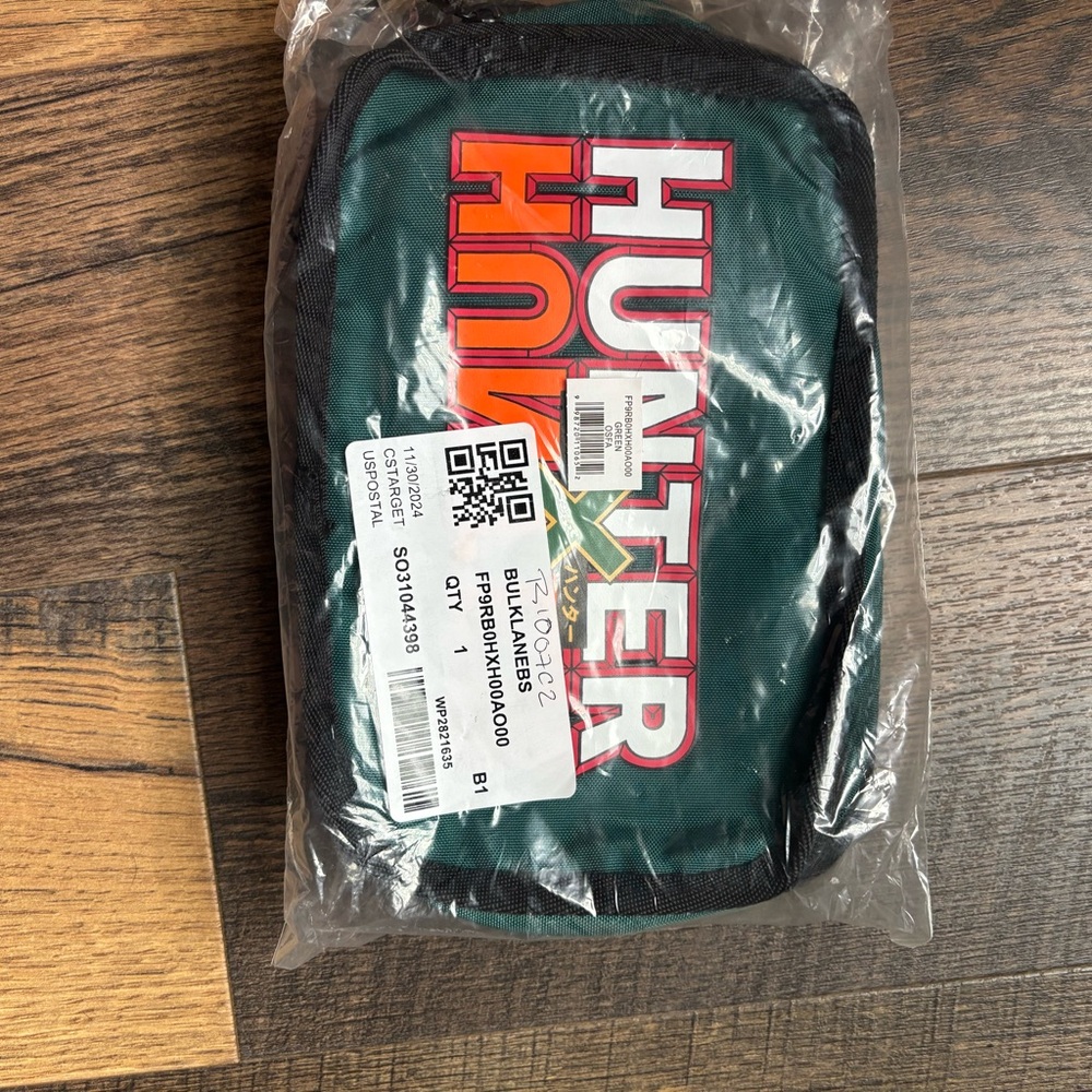 Hunter Green and Black Belt Bag.  Brand new